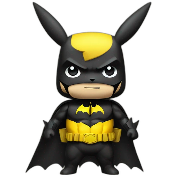 pikachu batman emoji