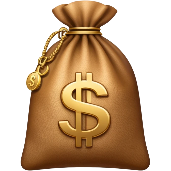 Money bag with dollar sign emoji