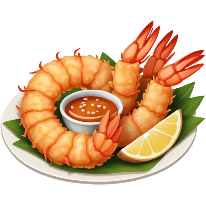 Coconut shrimp  emoji