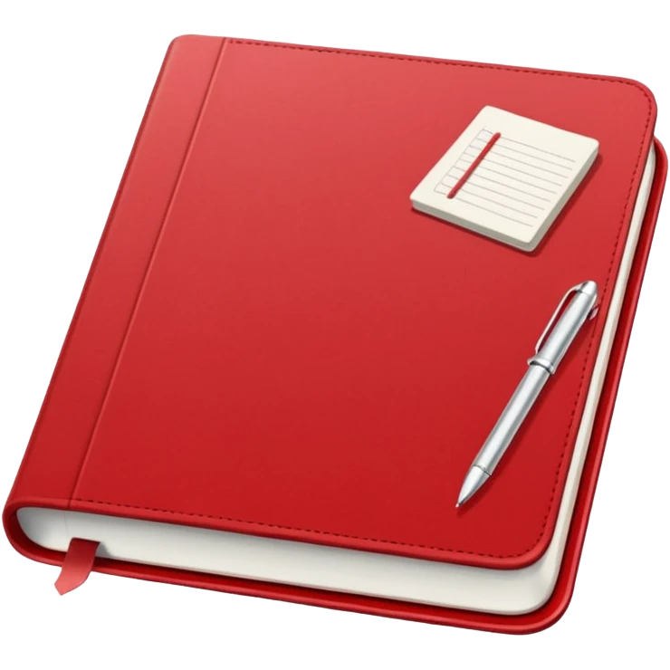 HAZ UN planificador de lista de objetivos en color vinotinto/rojo carmesí brillante, con hojas de cuaderno blancas (no agregues frutas ni nada de eso) https://imgproxy.attic.sh/insecure/f:png/plain/https://attic.sh/z0hvfdddapmiax935oa389bq0wzk emoji