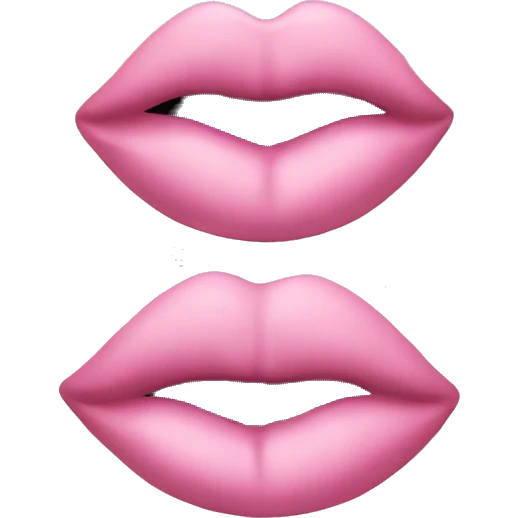 Light pink kiss mark emoji
