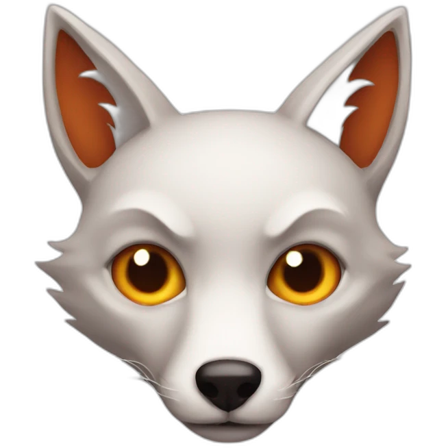Evil fox and cancer emoji