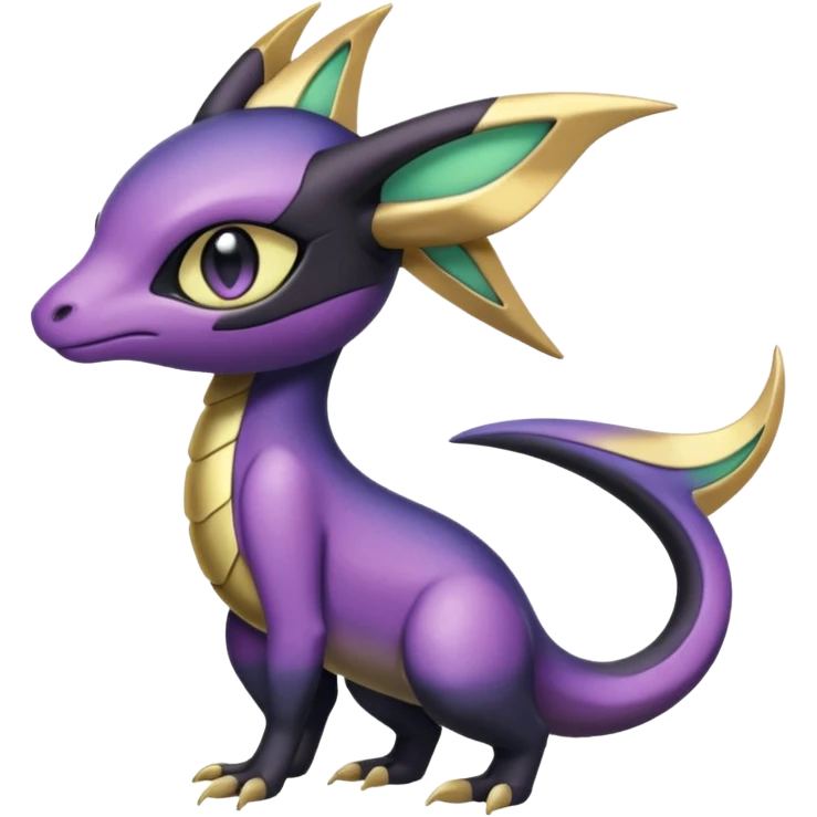 purple-black-gold-gradients Meloetta-Larvitar-Axew-Salandit-Pokémon-Fakémon-creature emoji