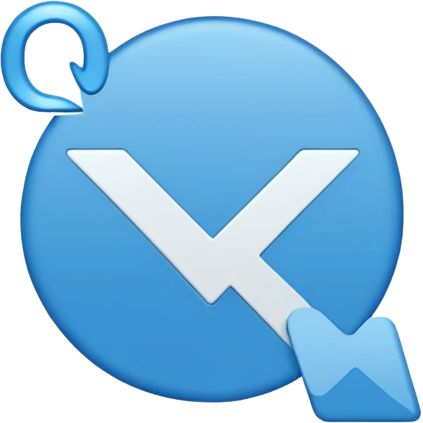 The blue check mark and the check mark itself should be in the middle without shadows.  emoji