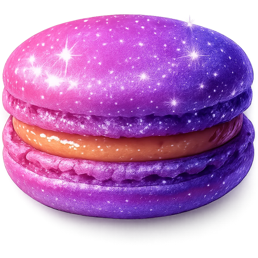 sparkling macaron emoji