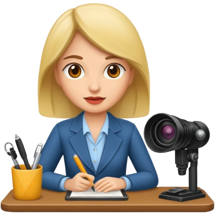 journalist woman emoji