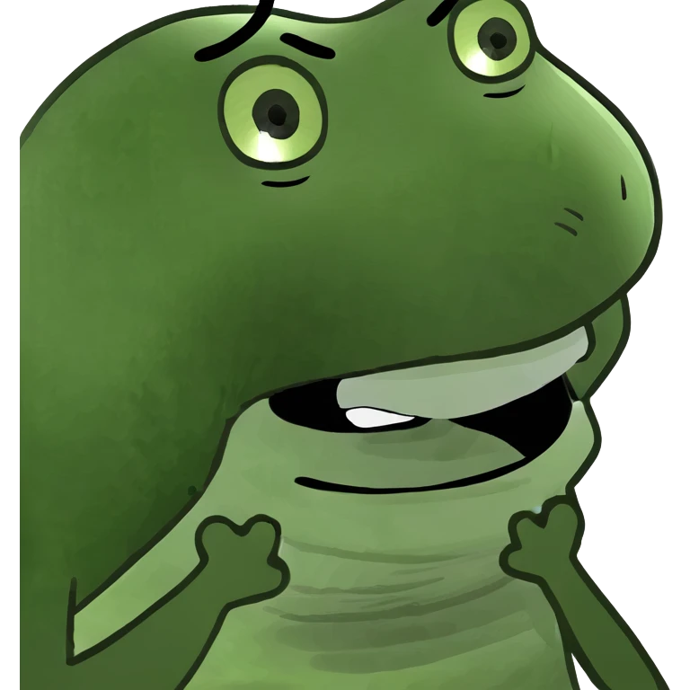 Guy with hands around neck laughing  emoji