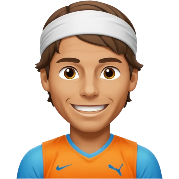rafael nadal with head band emoji