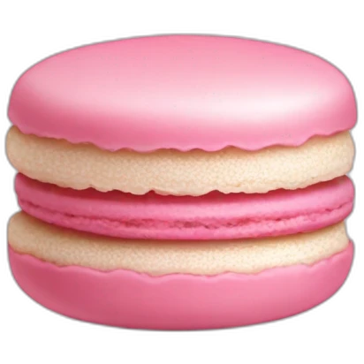soft pink macaroon emoji