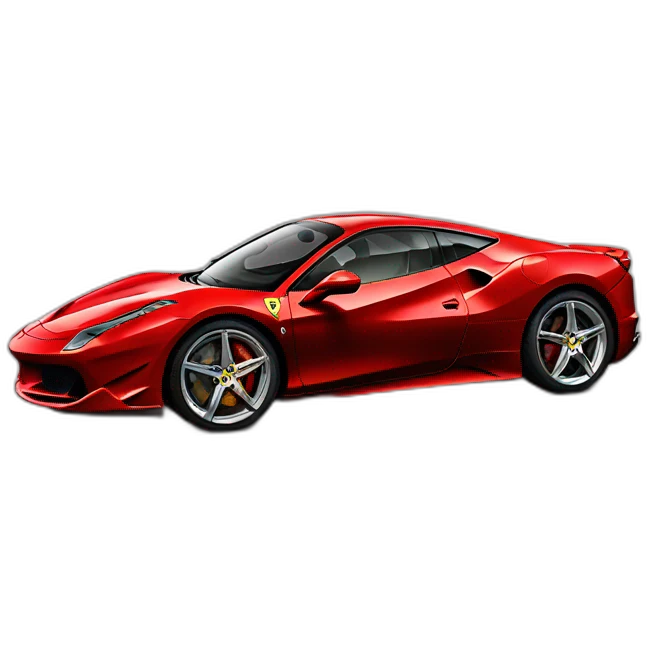 Ferrari purosangue in red color  emoji