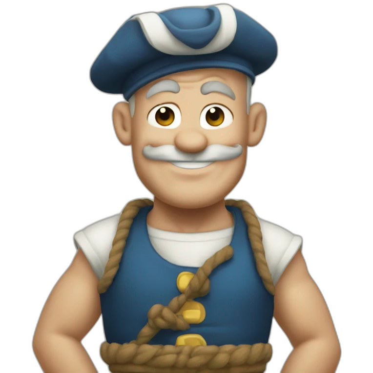 Popeye the sailor man emoji