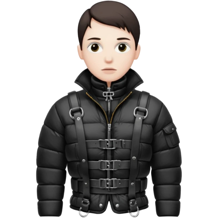 down jaacket bondage emoji