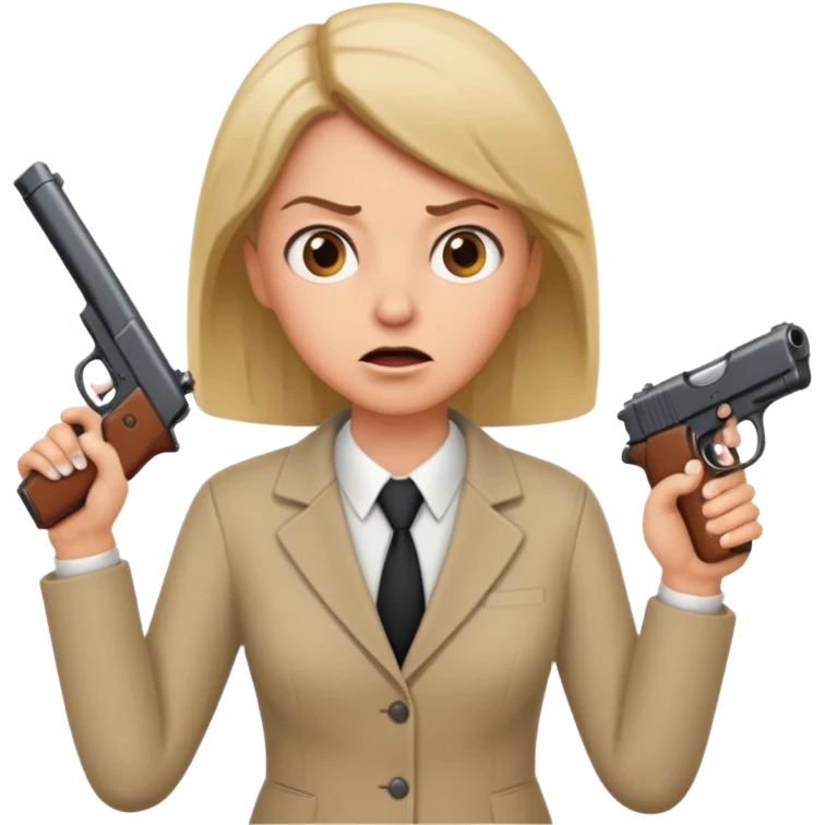 A gun pointed towards a classroom in a school more specifically at the teacher emoji
