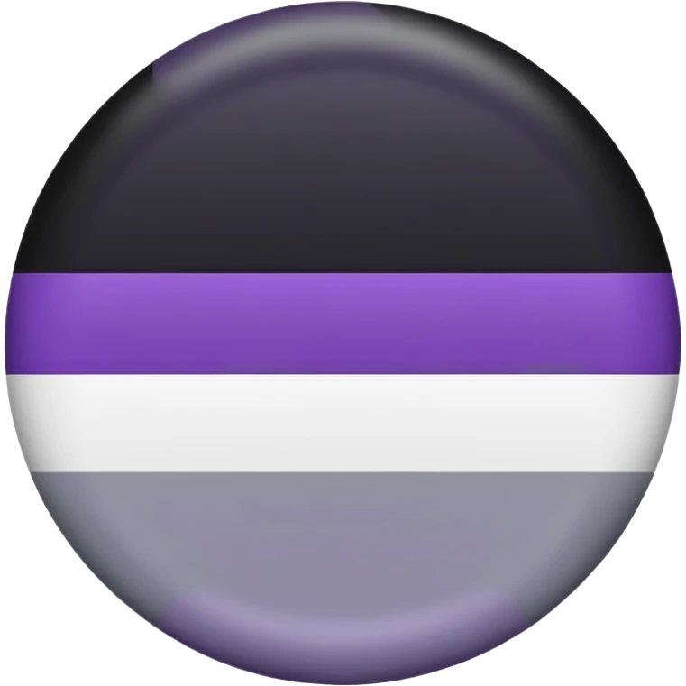 asexual pride flag as a round button emoji