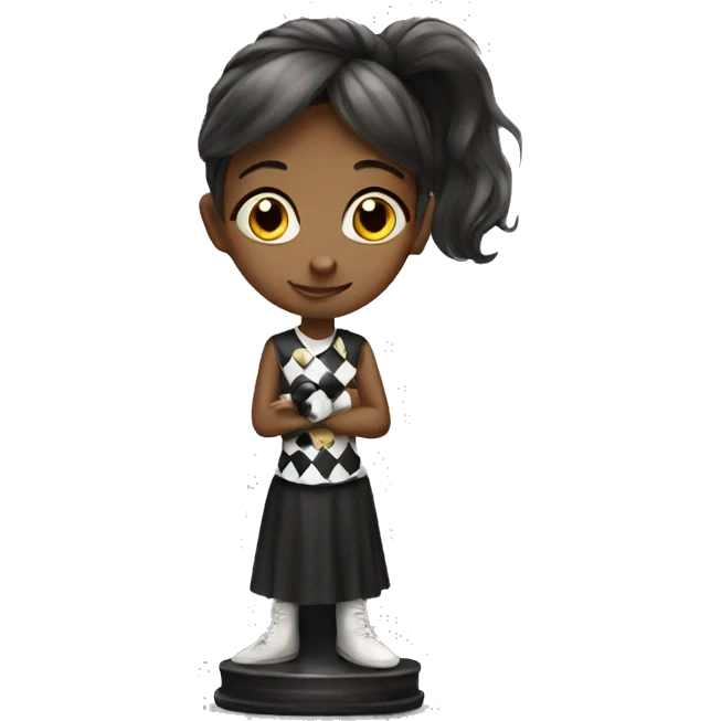 Chess girl emoji