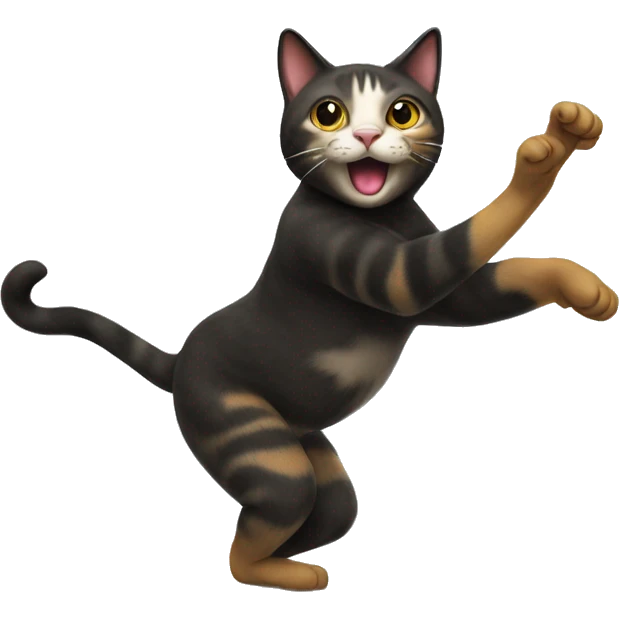 Twerking cat emoji