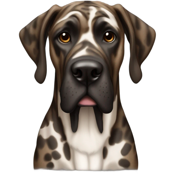 Brindle Great Dane emoji