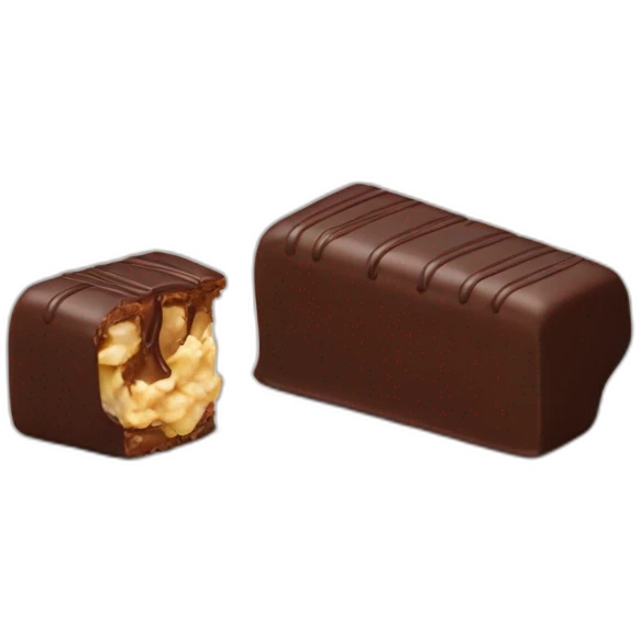 Snickers-chocolate emoji