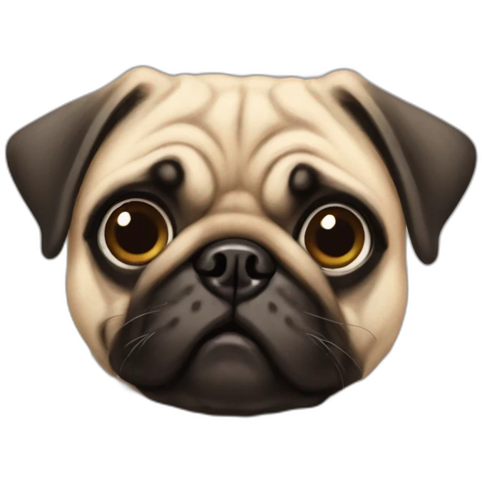 Perro pug emoji