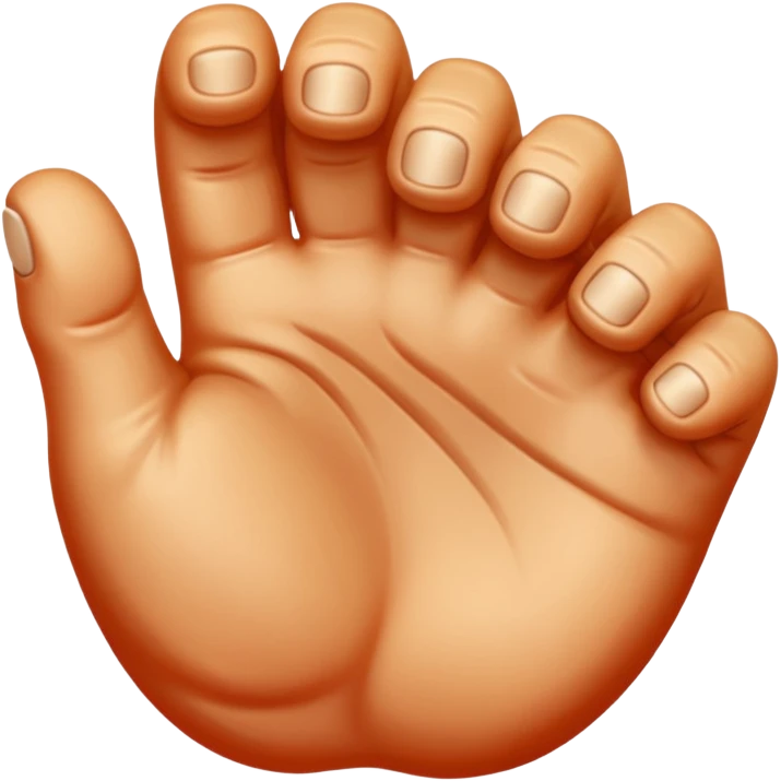 back of veiny fist rearview emoji