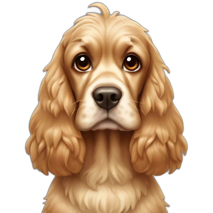 cocker spaniel in dinosaur costume emoji
