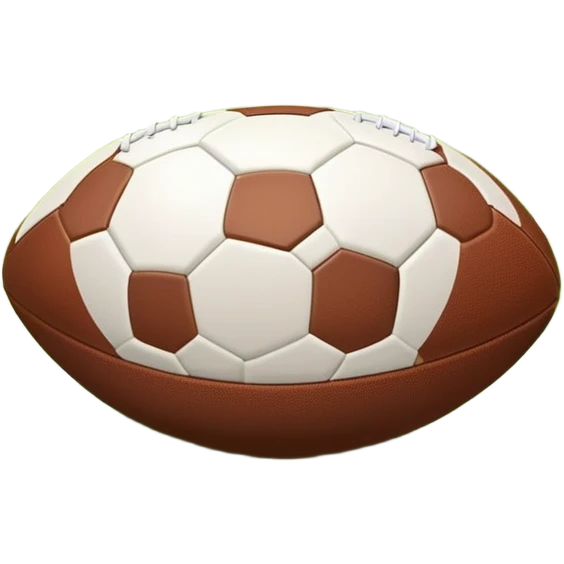 Europian Football. A football resting on the green grass of a soccer field, with goalposts and field markings in the background. The scene highlights the ball's position at the center of the action, emphasizing the competitive atmosphere and readiness for play. emoji