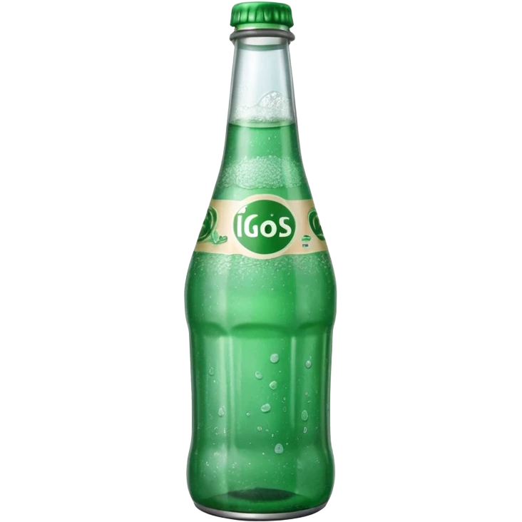 A bottle of goli soda emoji