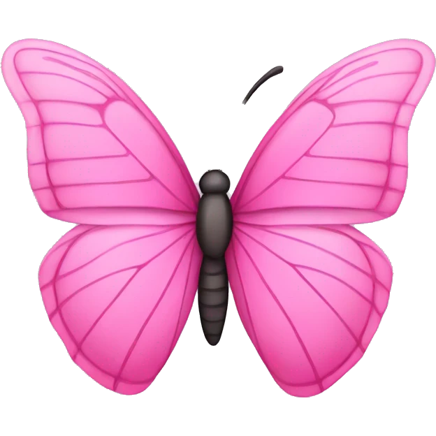 pink butterfly emoji