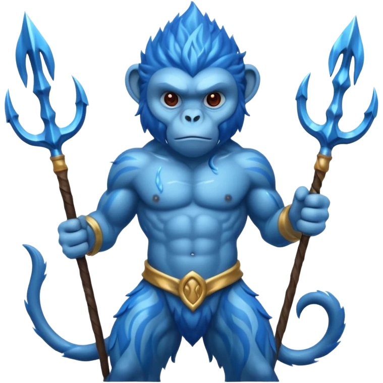 water elemental monkey warior emoji
