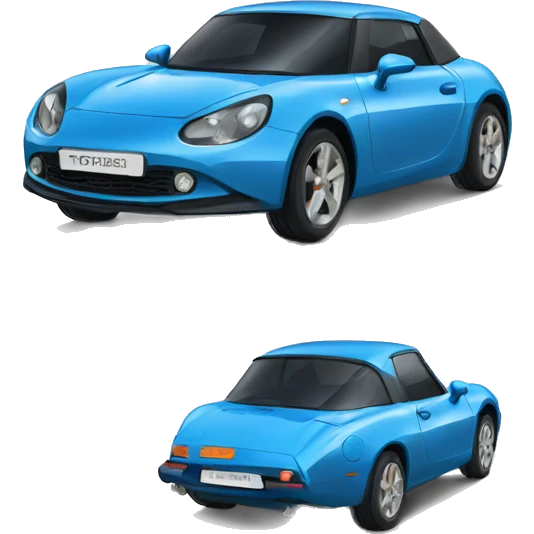 Voiture de sport alpine  emoji