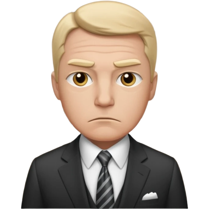 Mach mir einen Traurigen trader der and der wallstreet arbeitet emoji