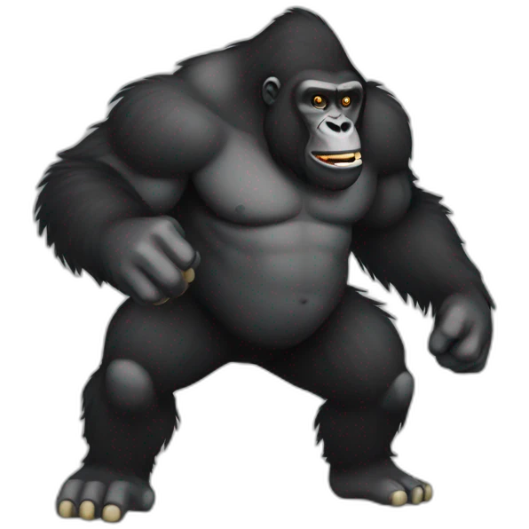 gorila fuerte emoji