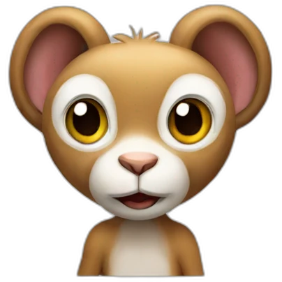 Rabbit monkey emoji