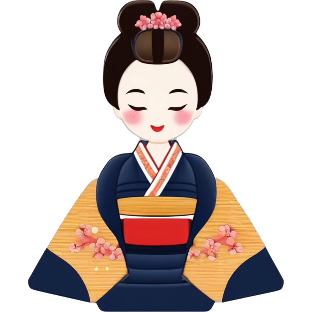 gỉl kimono emoji