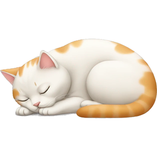 sleeping cat emoji