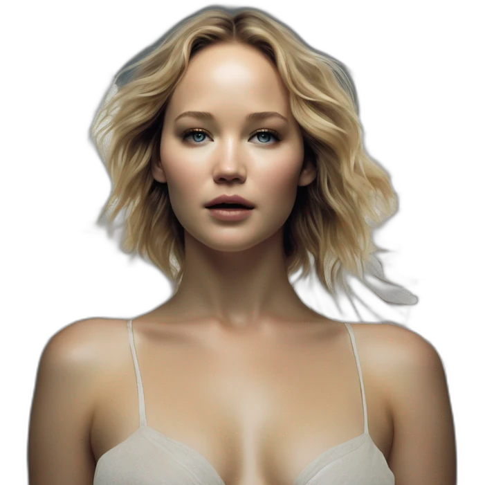 jennifer-lawrence,-david-bellemere,-bare-belly,-wings,-choker,-bathed-in-shadows,-fov-90-degrees,-short-lighting,-l-usm,-cold-colors,-gilded-technique,-ex emoji