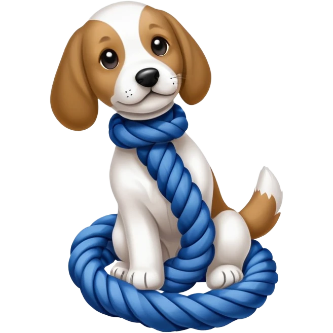 A rope toy for dogs  emoji