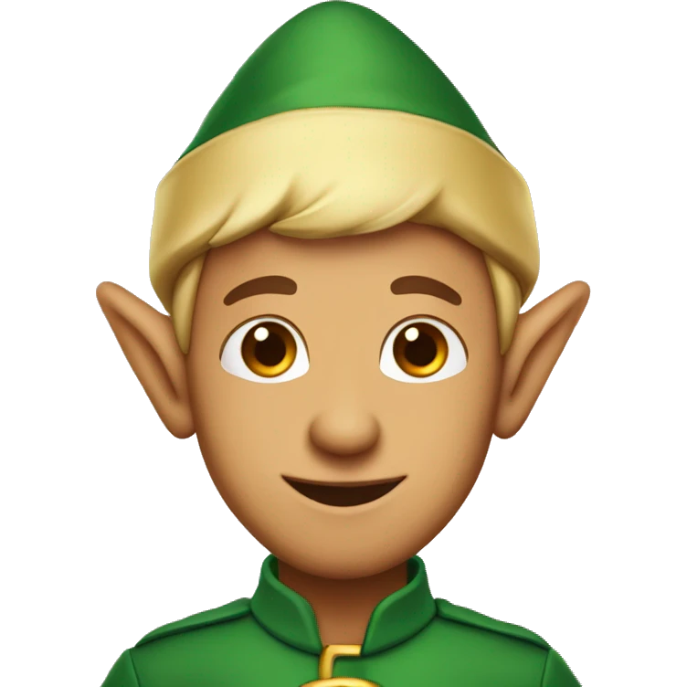 Christmas elf emoji