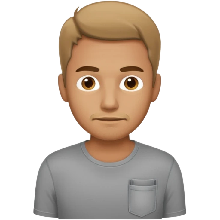 man showing his empty pockets emoji