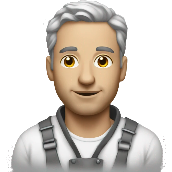 white man painter emoji
