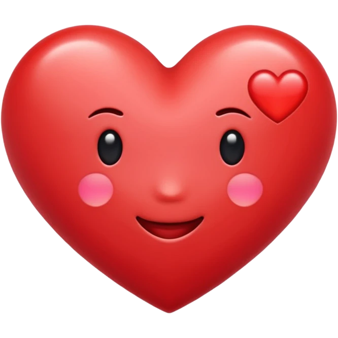 Heart with the emojii 💗💋 camboo emoji