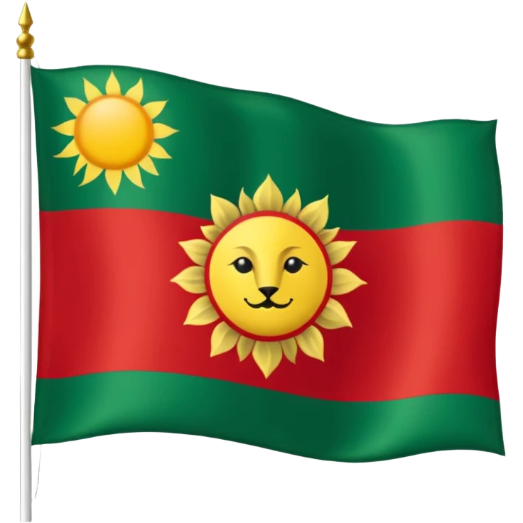 Alte persische Flagge emoji