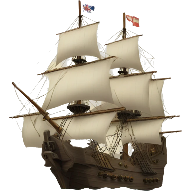 new frigate XVII century emoji