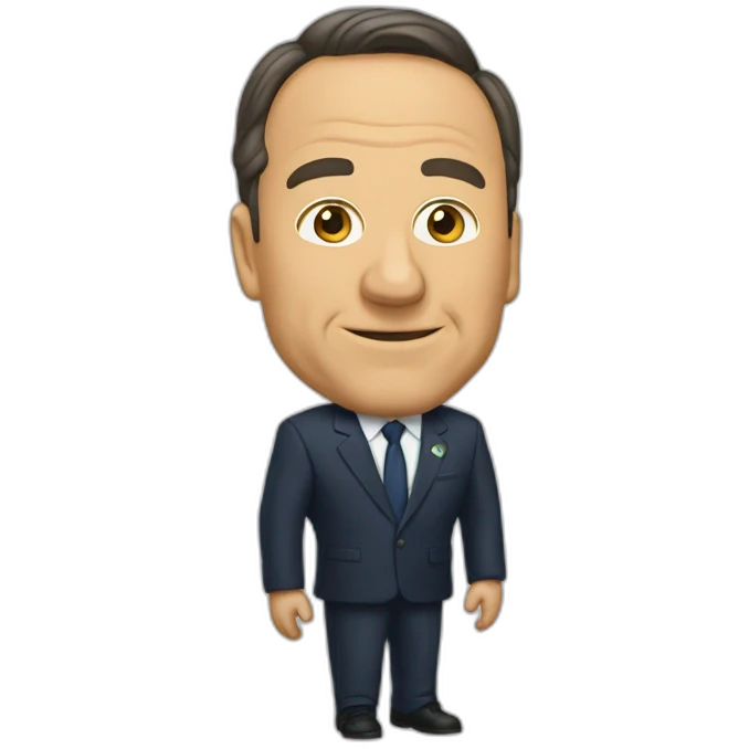 Legault qui embrasse emoji