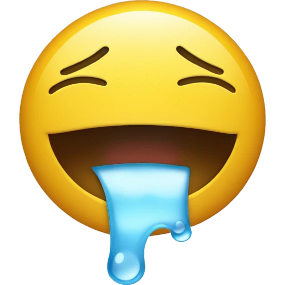 smile face with crying pee emoji