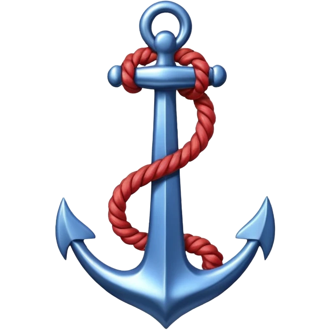 Je veux un emoji encre dans ce style là : ⚓ je veux qu’il représente sentimental par un noeud : 🪢 emoji