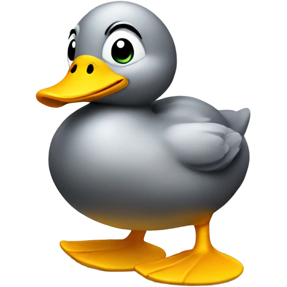 Shrugging duckie emoji