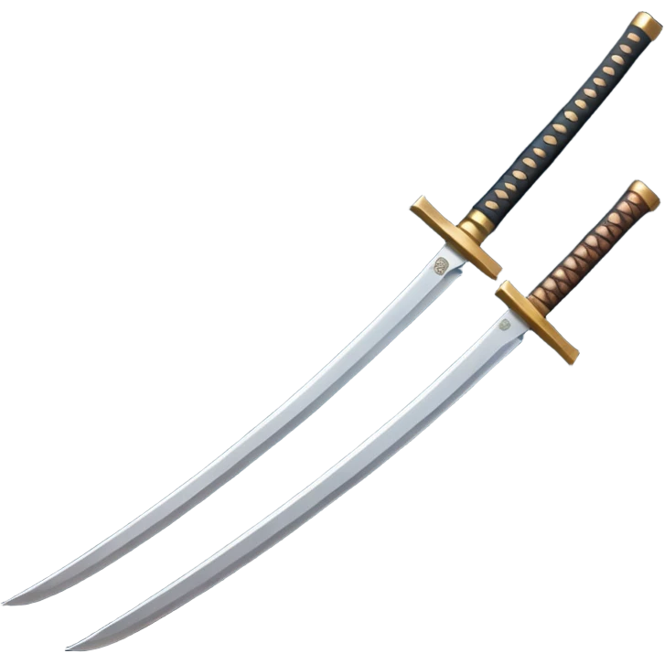 cartoon katana emoji