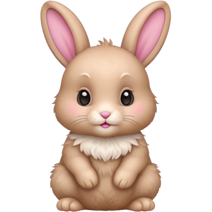 a beige baby rabbit emoji