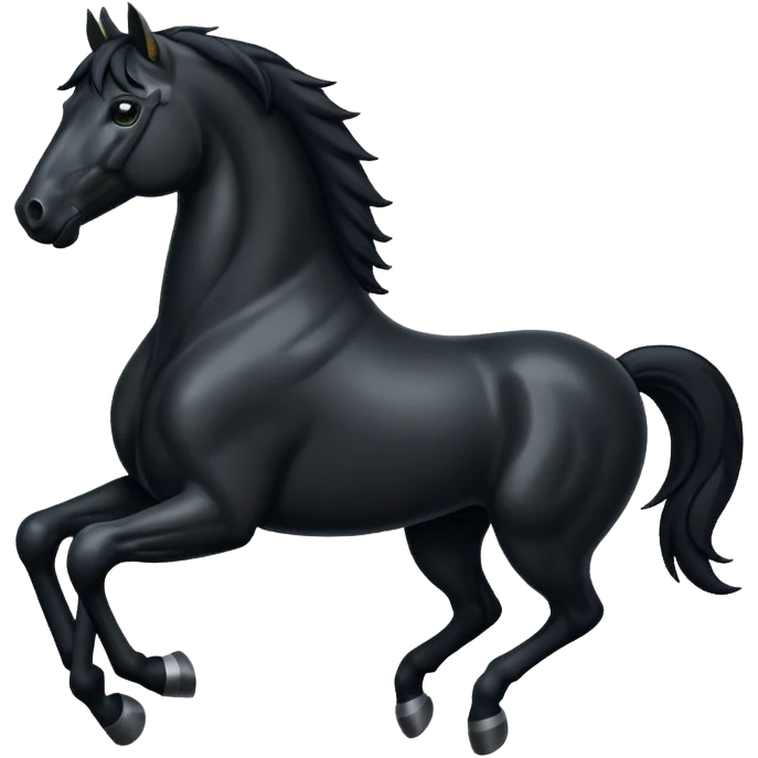 Black horse emoji